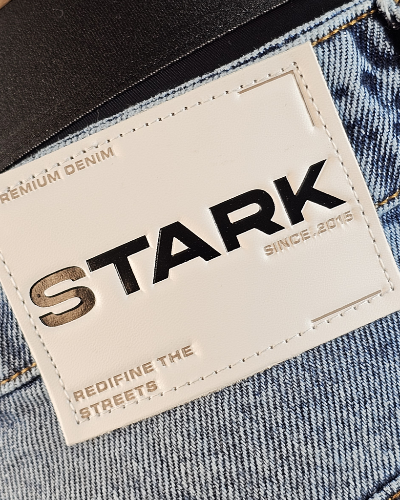 Jean Baggy Negro sky Clasico stamp Corazon 0011