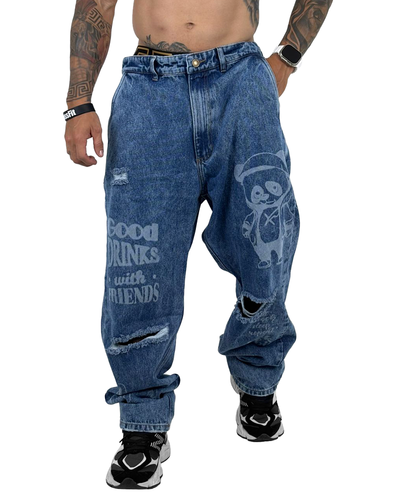 Jean Baggy inc laser