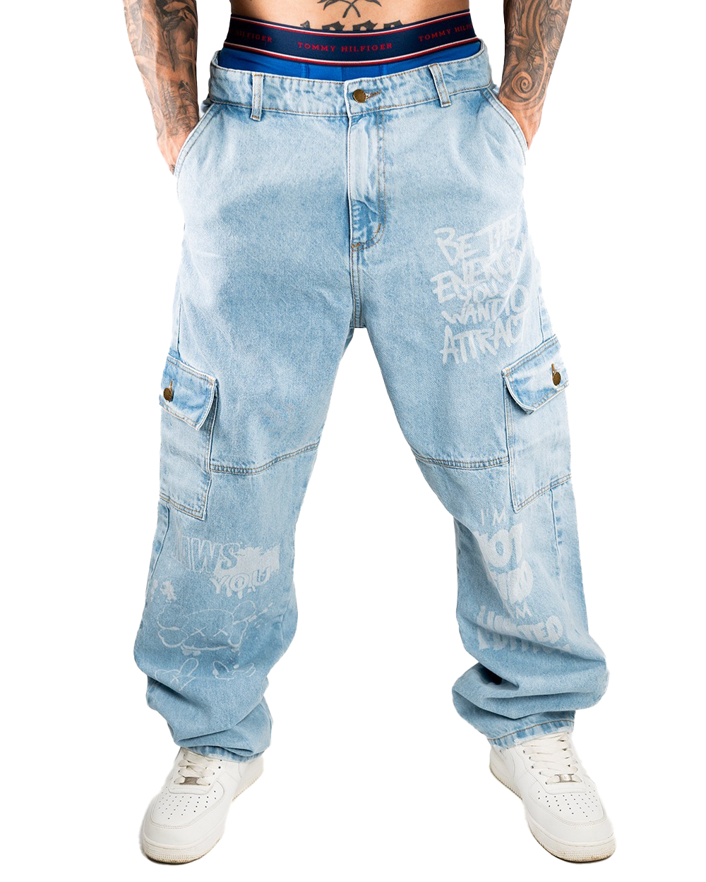 Jean Baggy Azul Kaws You