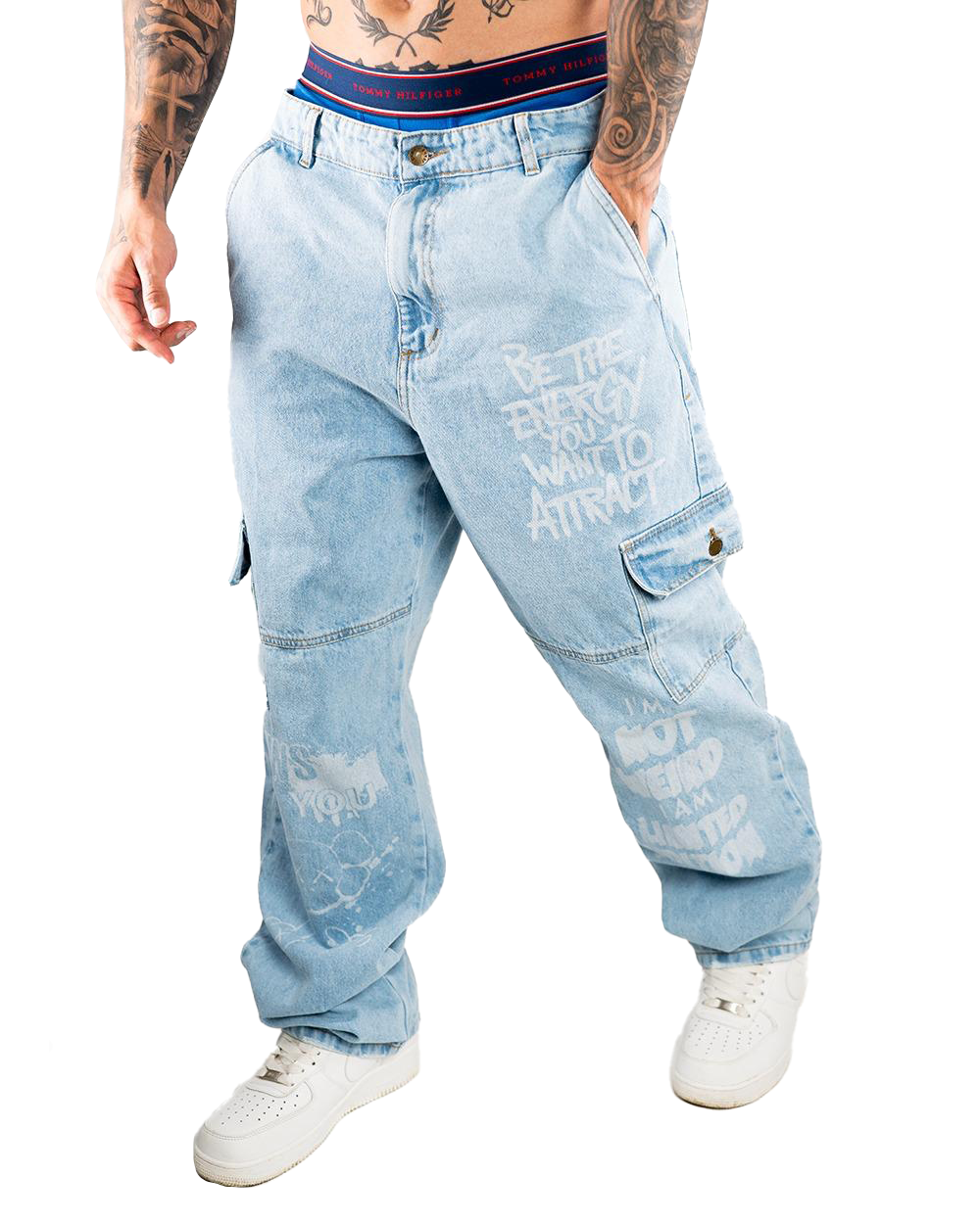 Jean Baggy Azul Kaws You