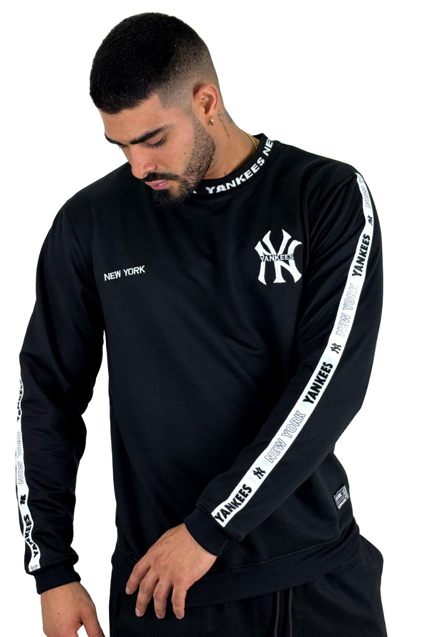 Buzo Negro NY Yankees Cintas