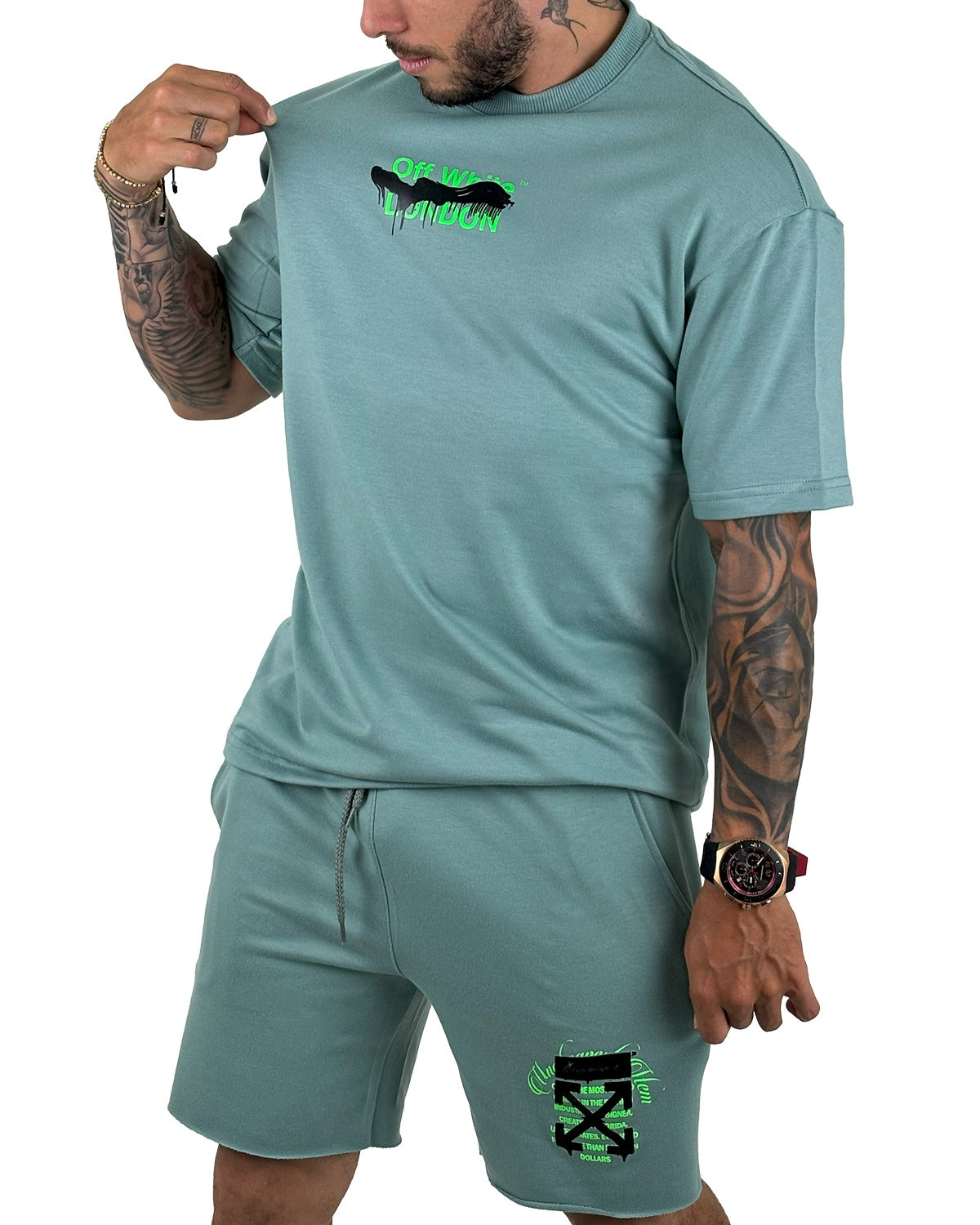 Conjunto Verde Off White London