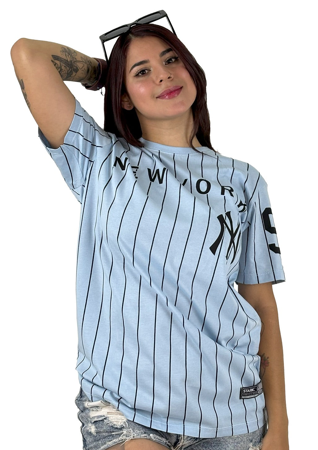 Camiseta Azul Claro NY 99