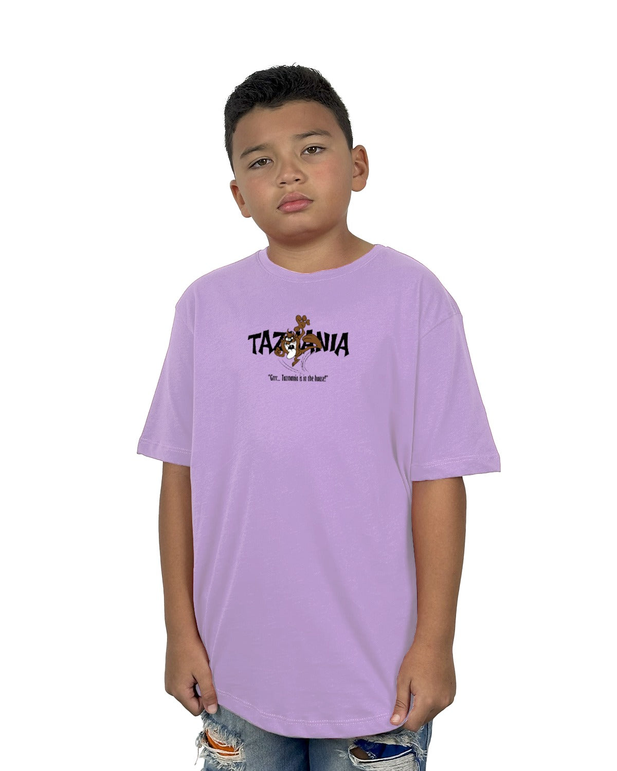 Oversize Niño Lila Taz Mania