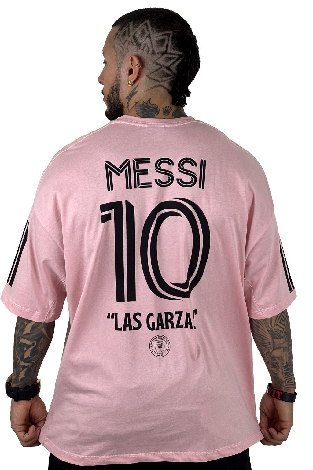 Oversize rosado Miami messi 10