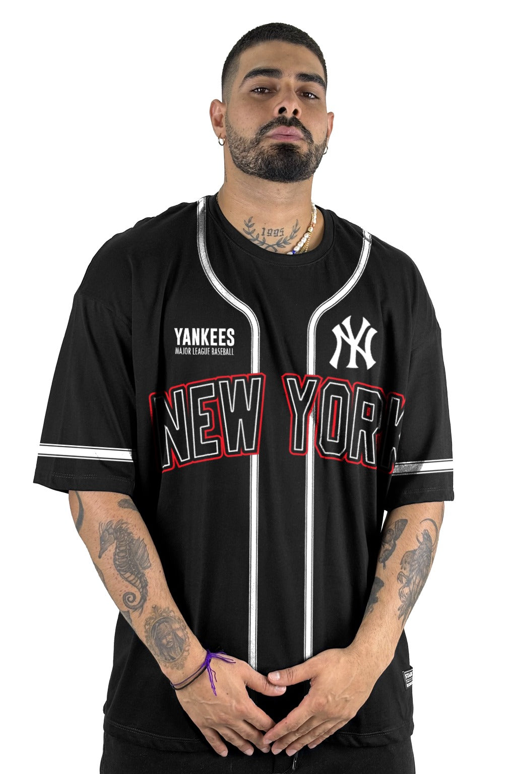 Oversize Negra Bronx Bombers 99
