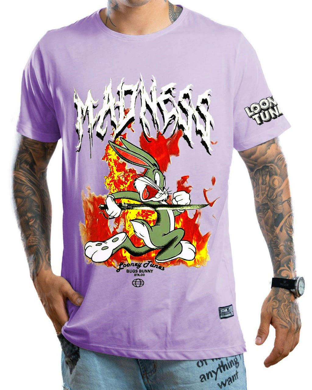 Camiseta lila madness bugs