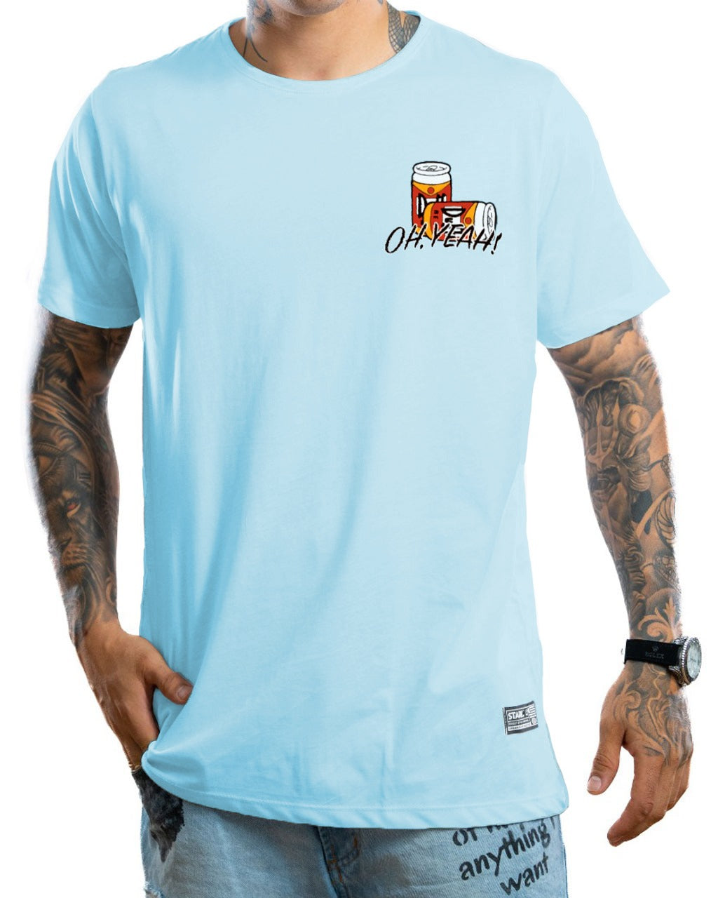 Camiseta Azul Cielo Duffman