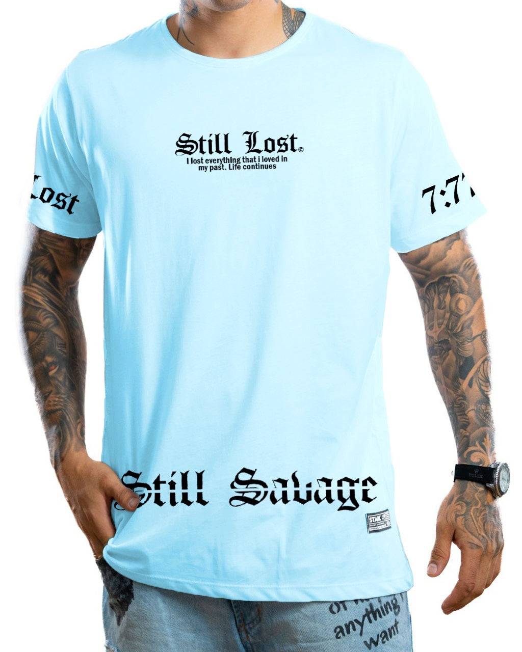 Camiseta Azul Cielo Still Lost