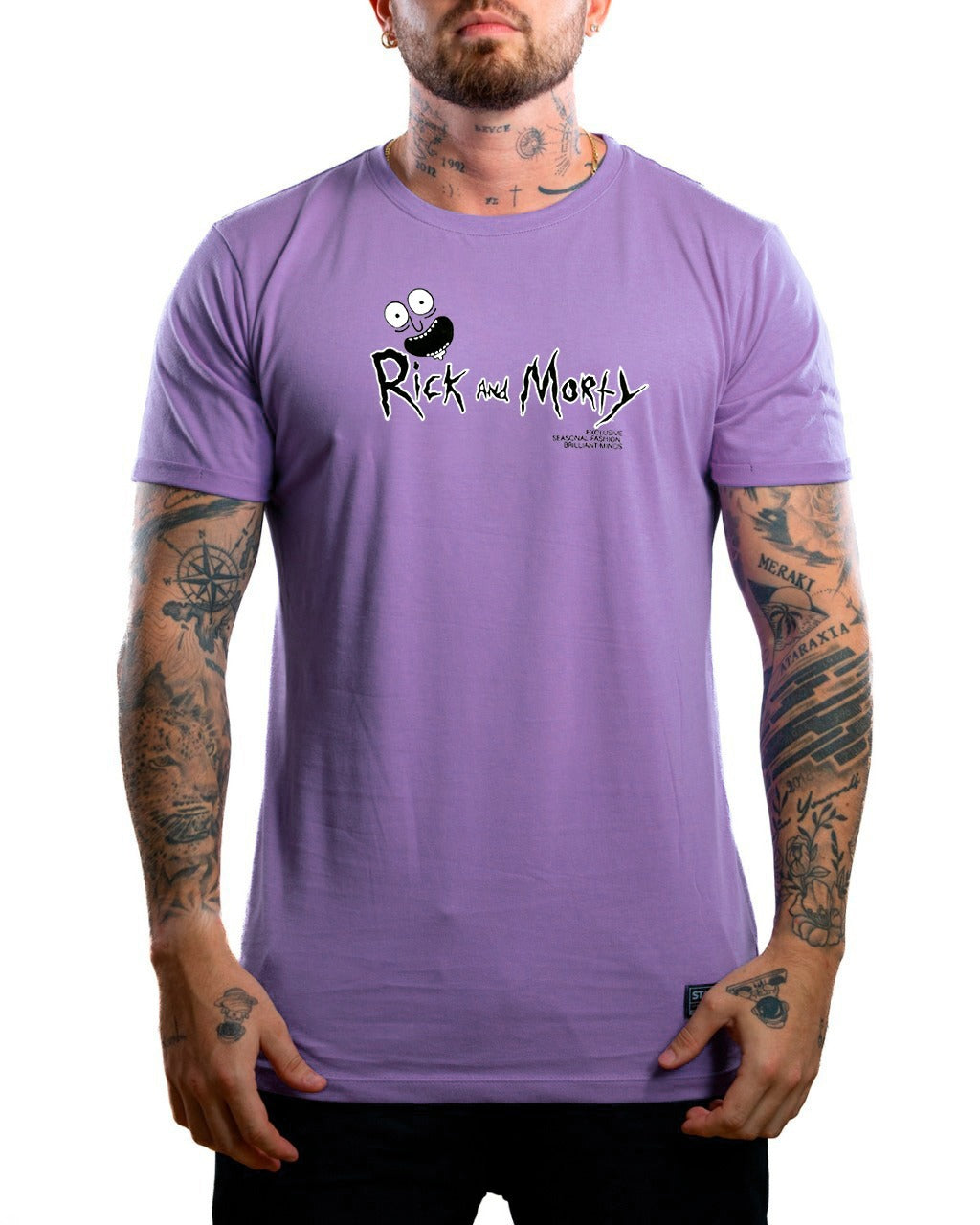 Camiseta Lila Rick And Morty