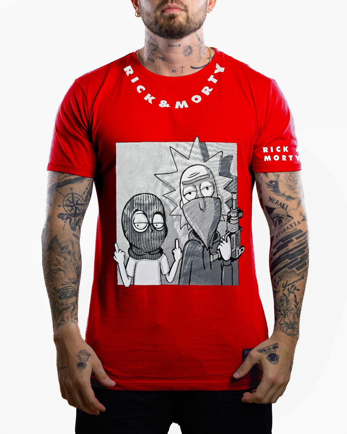 Camiseta Roja Rick & Morty