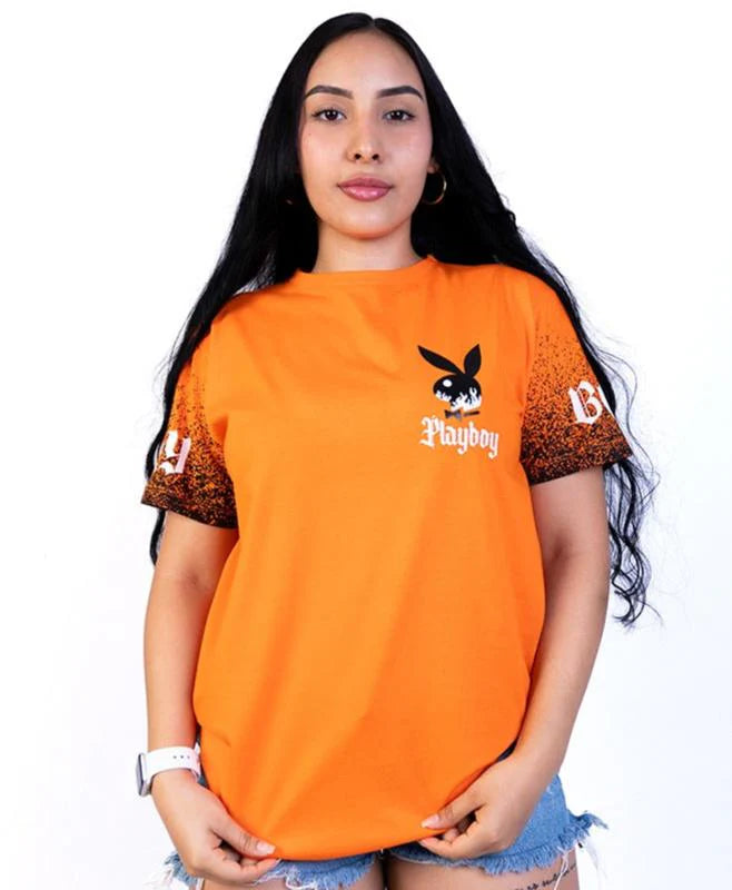 Camiseta Naranja Playboy