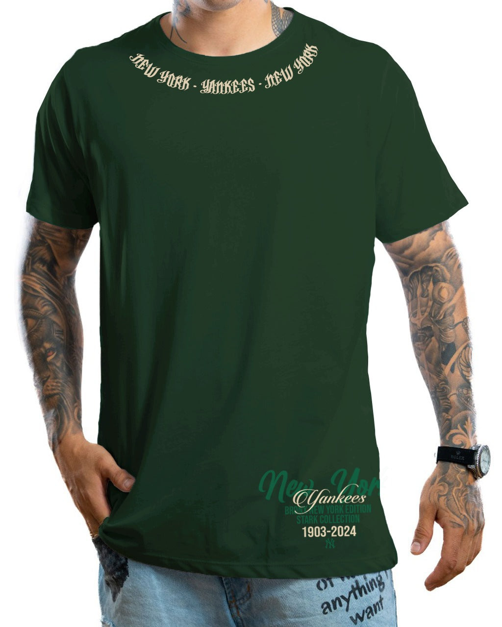 Camiseta Verde New York Yankees