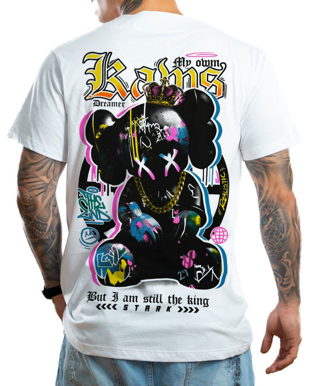 Camiseta Blanca Kaws Dreamer