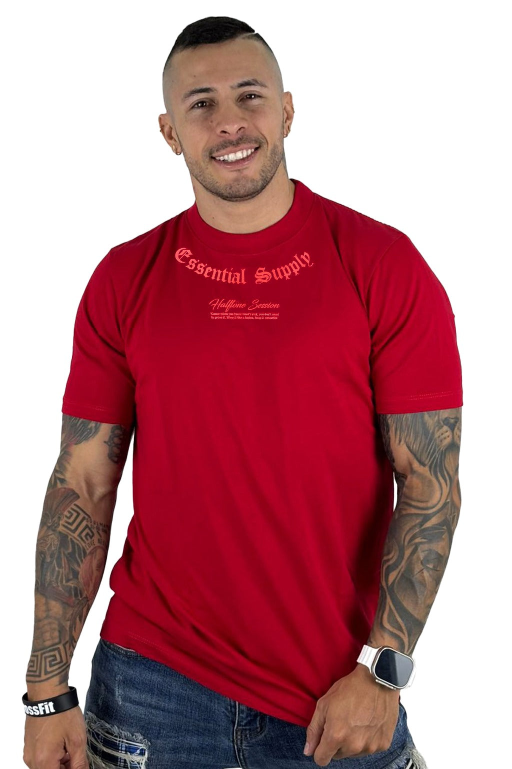 Camiseta Essential supply rojo