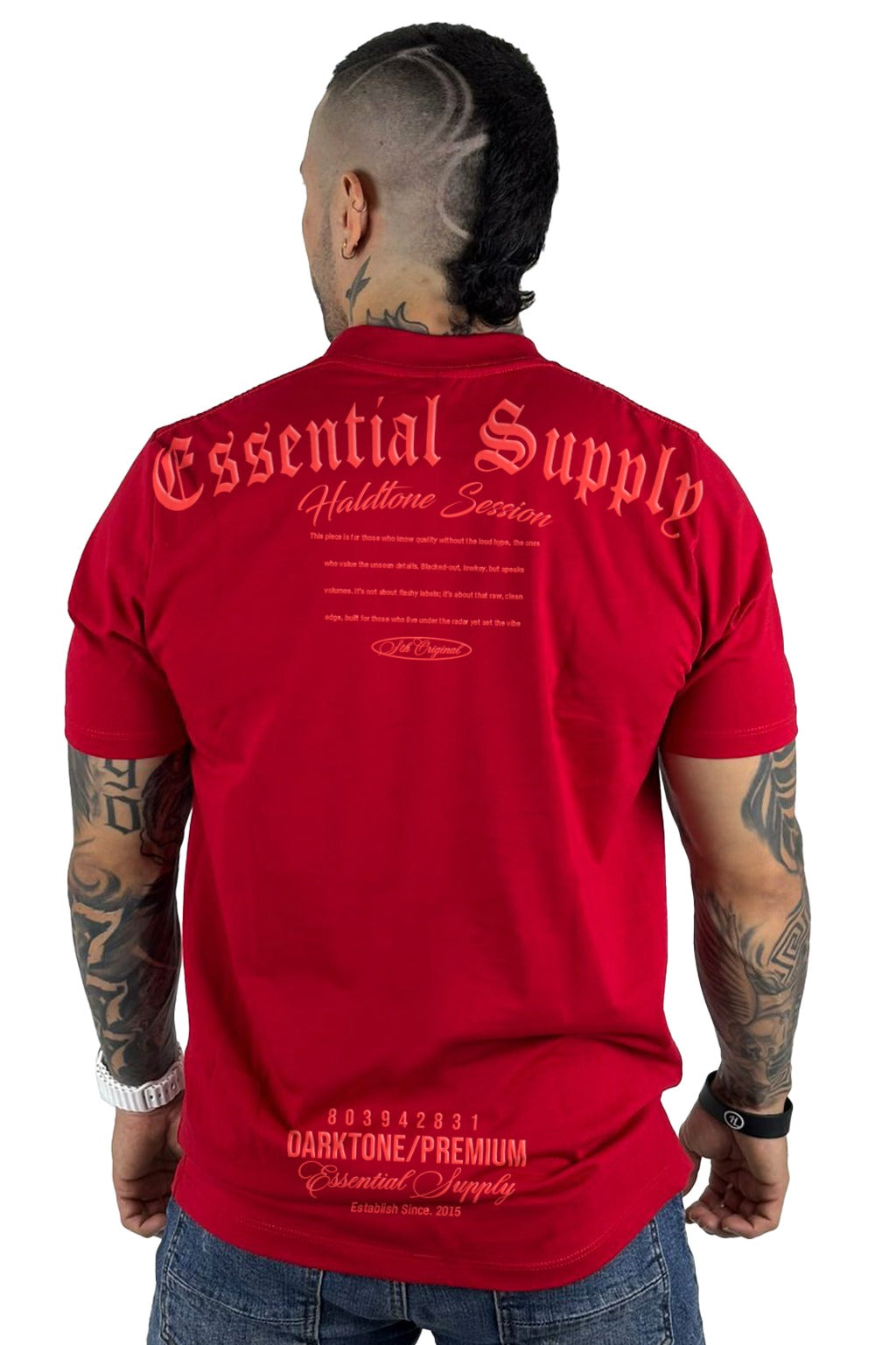 Camiseta Essential supply rojo