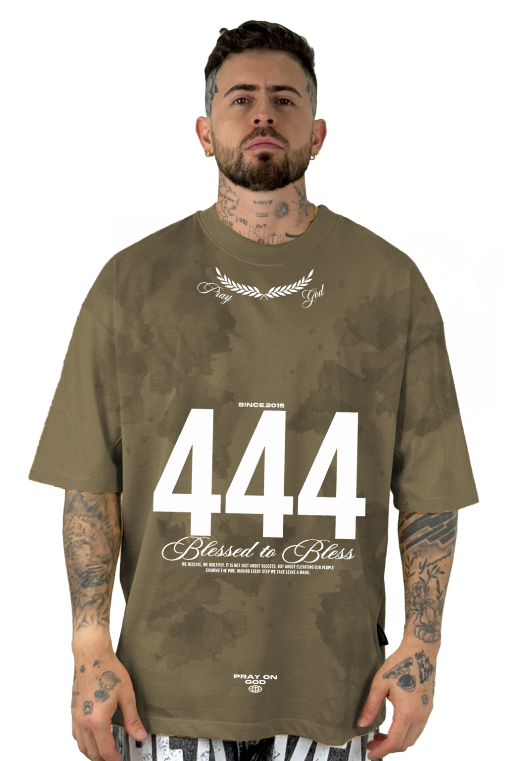 Oversize Cafe 444 Blessed To Bless Alto Gramaje