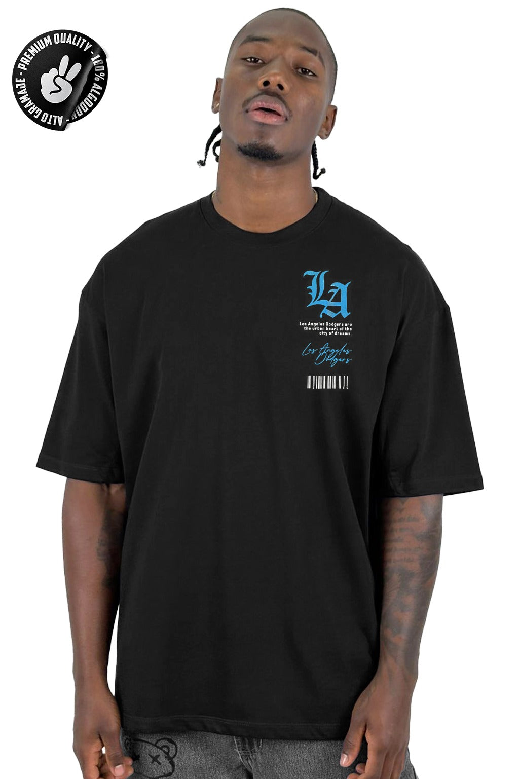 Oversize Negra LA 03 Alto Gramaje