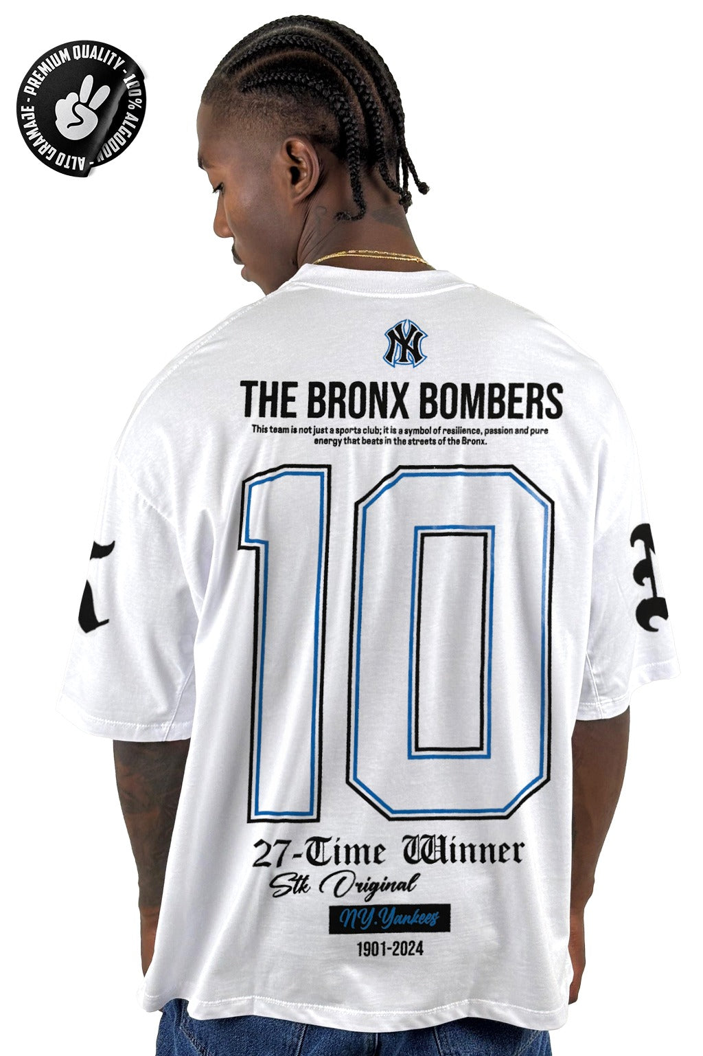 Oversize Blanco The Bronx Alto Gramaje