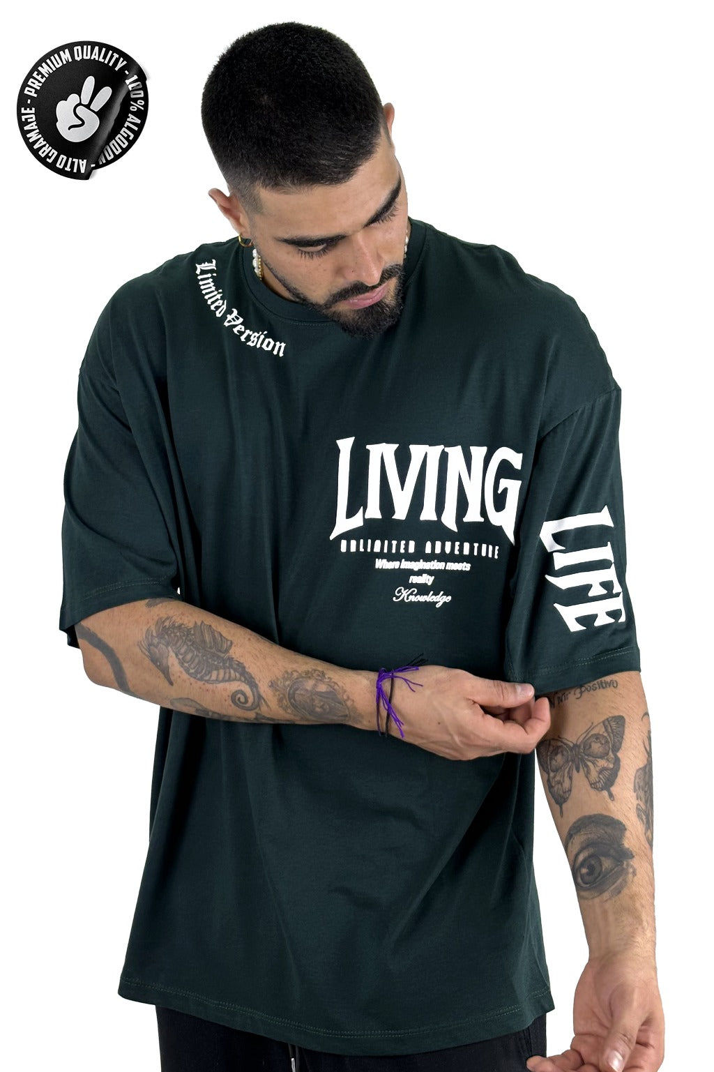 Oversize Verde Alto Gramaje Living