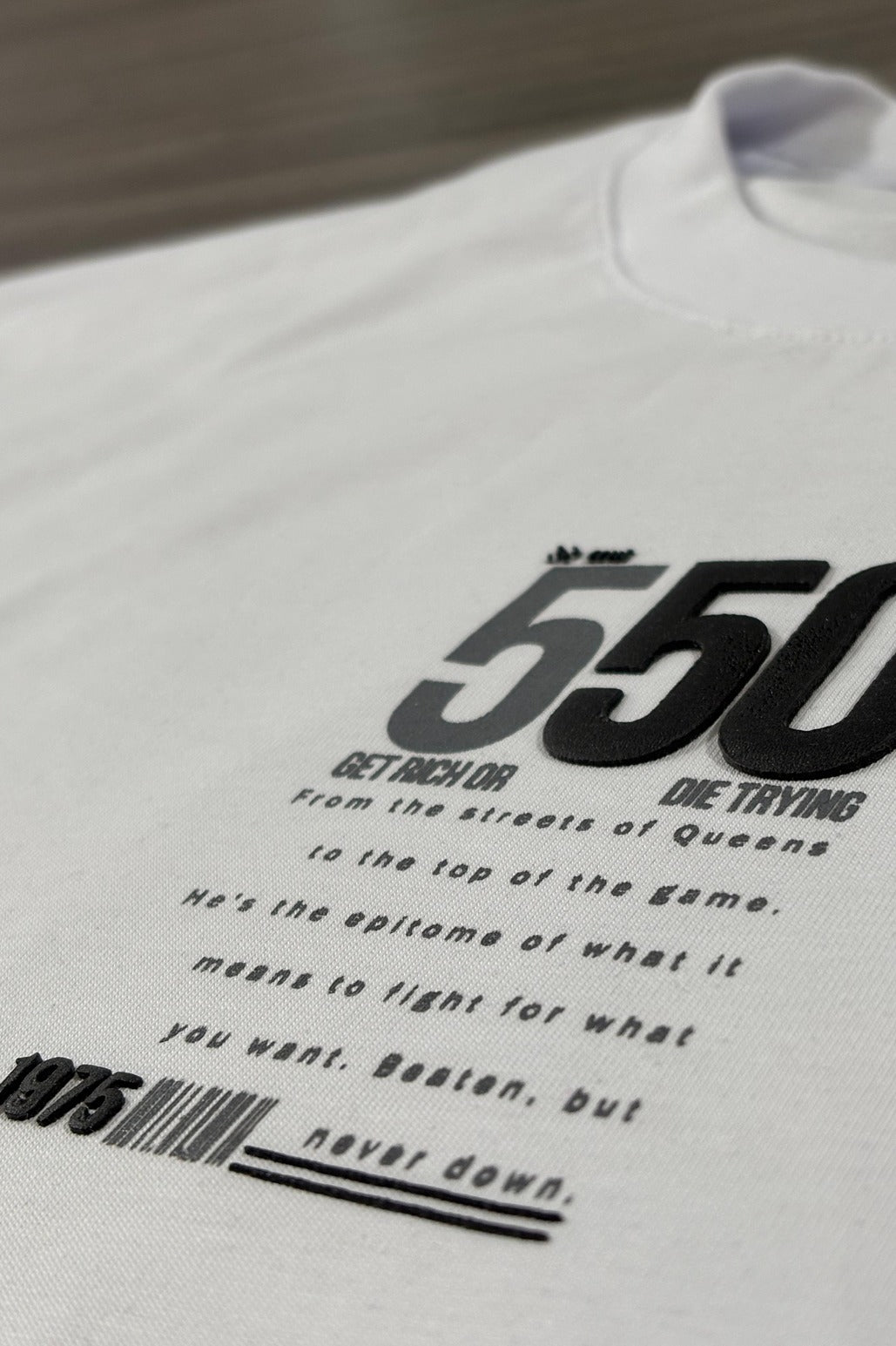 Oversize Blanca 550 Cent Alto Gramaje