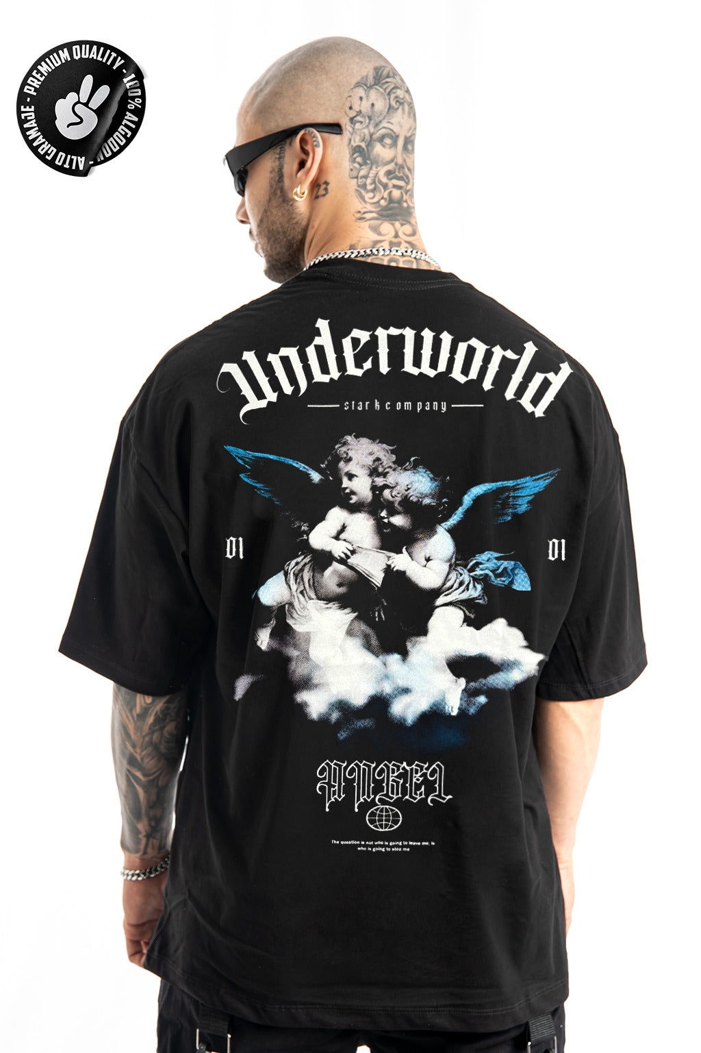 Oversize Negra Underworld Alto Gramaje