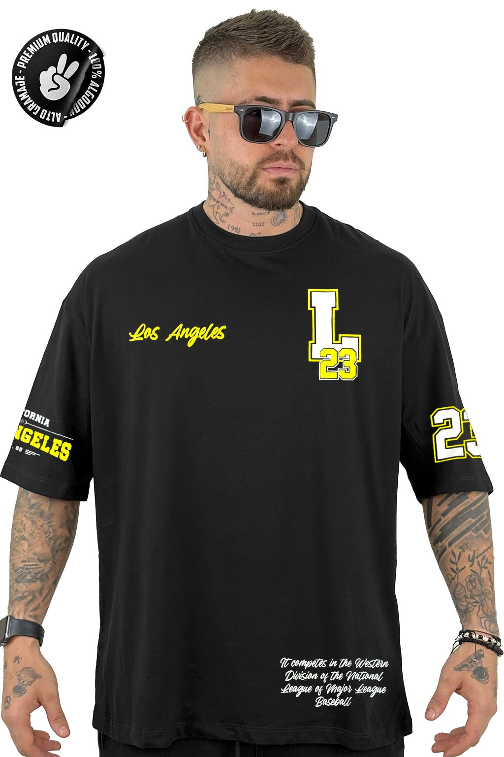 Oversize alto gramaje negro LA 23