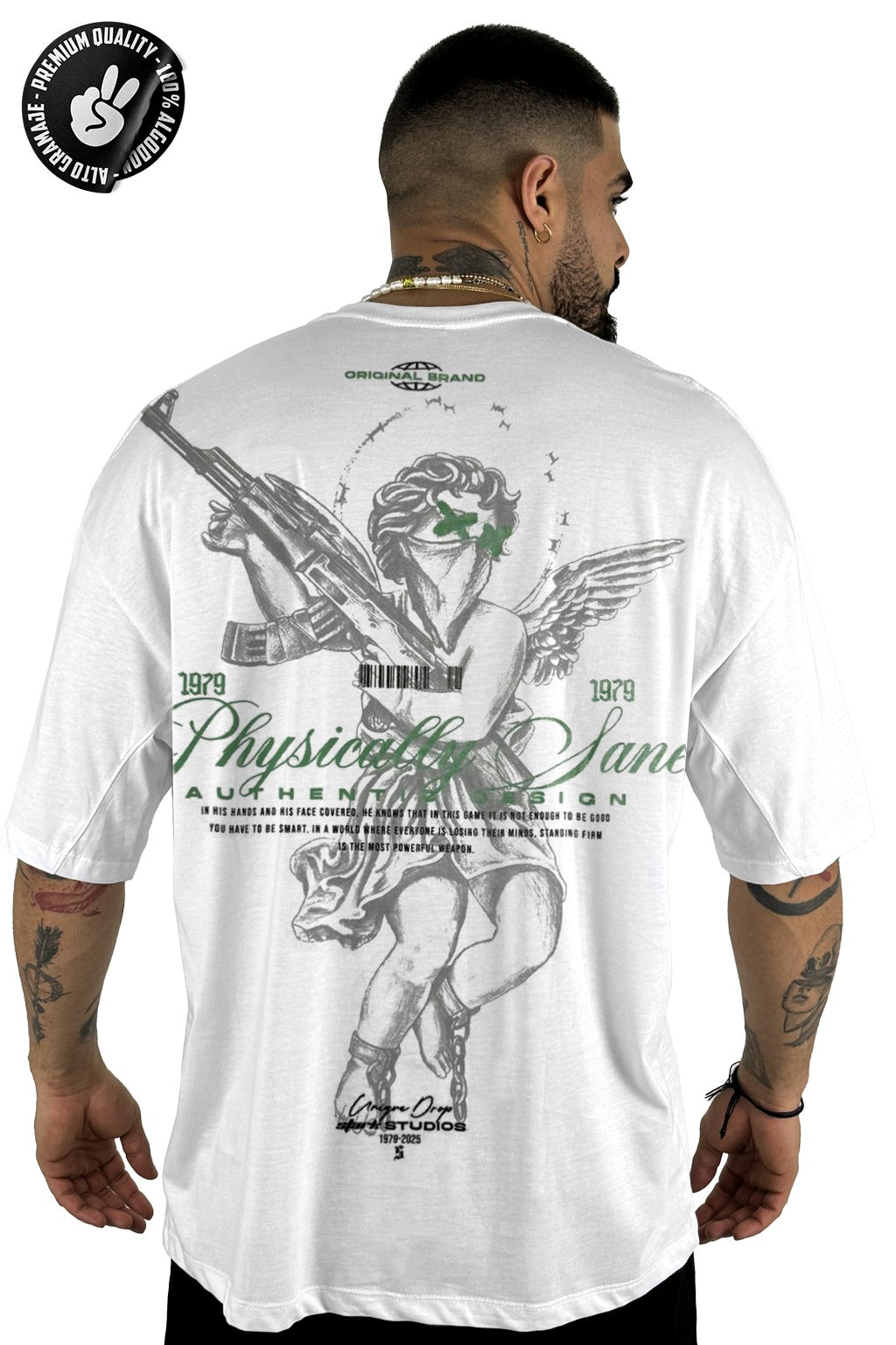 Oversize Blanca physically Angel Alto Gramaje