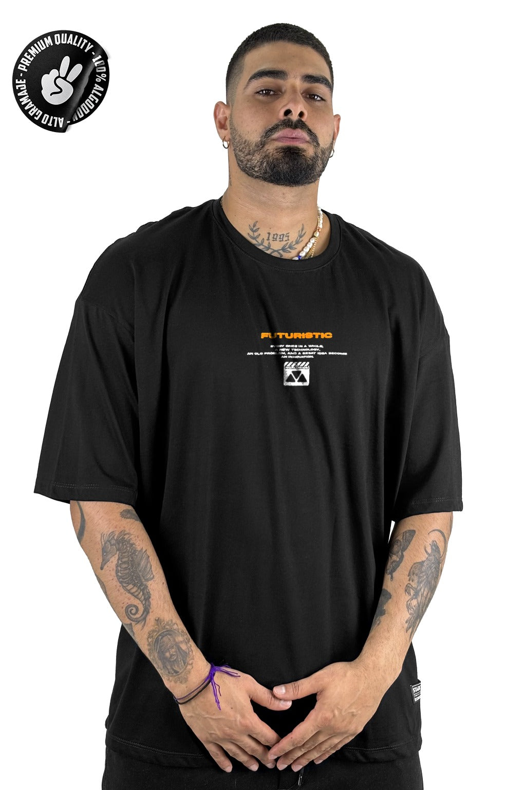 Oversize Negra Dream Alto Gramaje