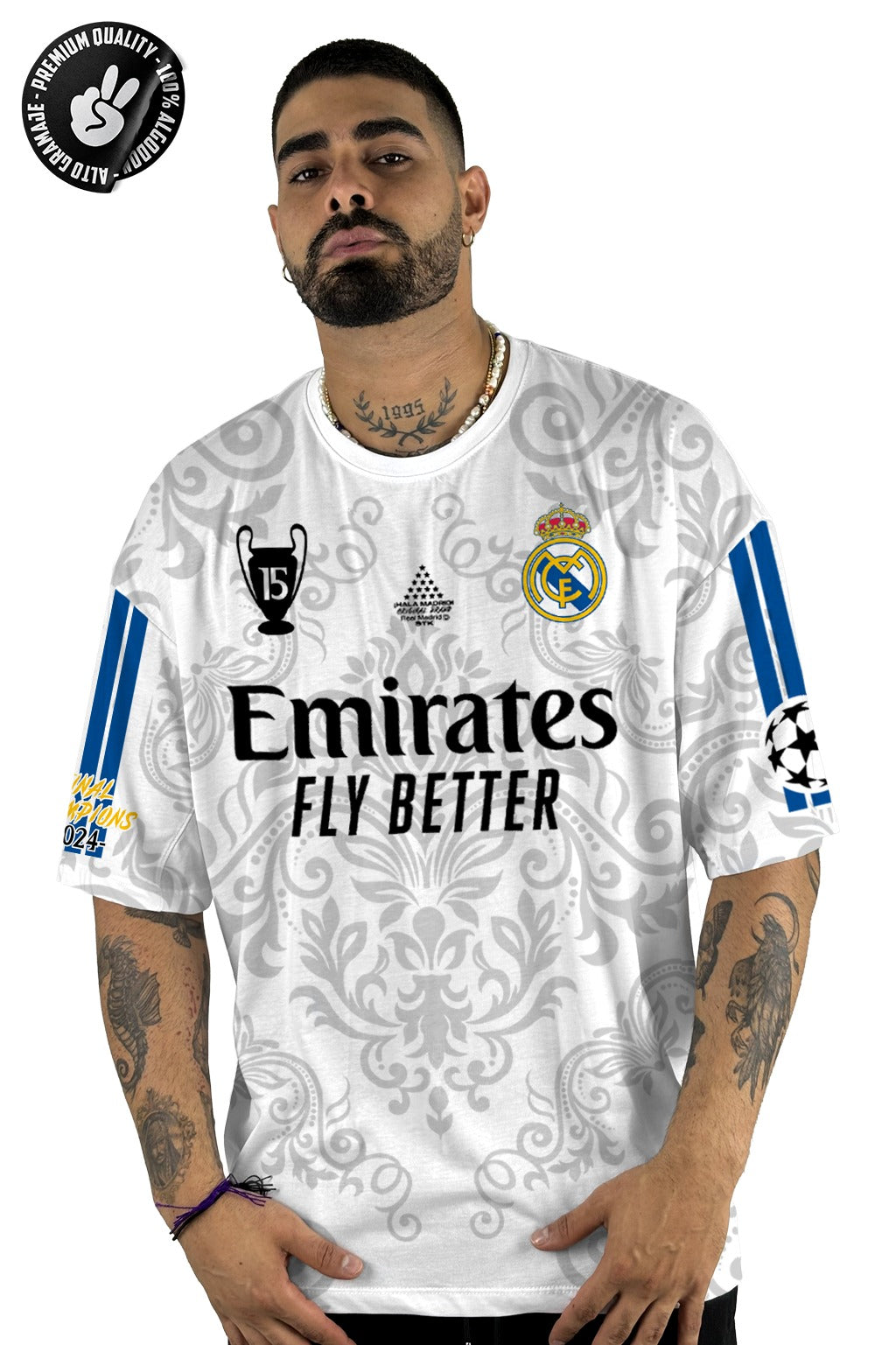 Oversize Real Madrid 15 Alto gramaje Original