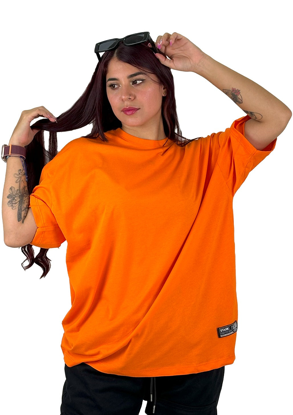 OVERSIZE BÁSICA NARANJA ELECTRICO