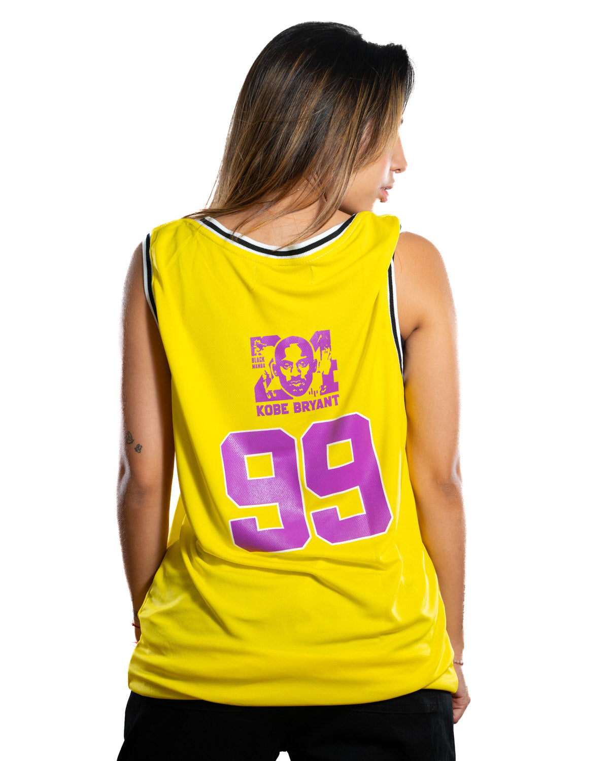 Camisilla Amarilla lakers kobe