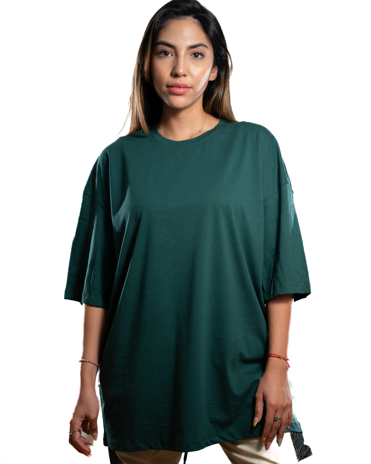 Oversize Básica Verde Alto Gramaje