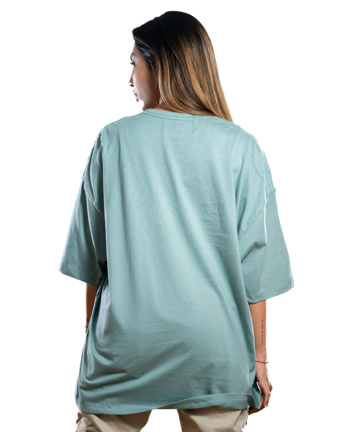 Oversize basica verde seco