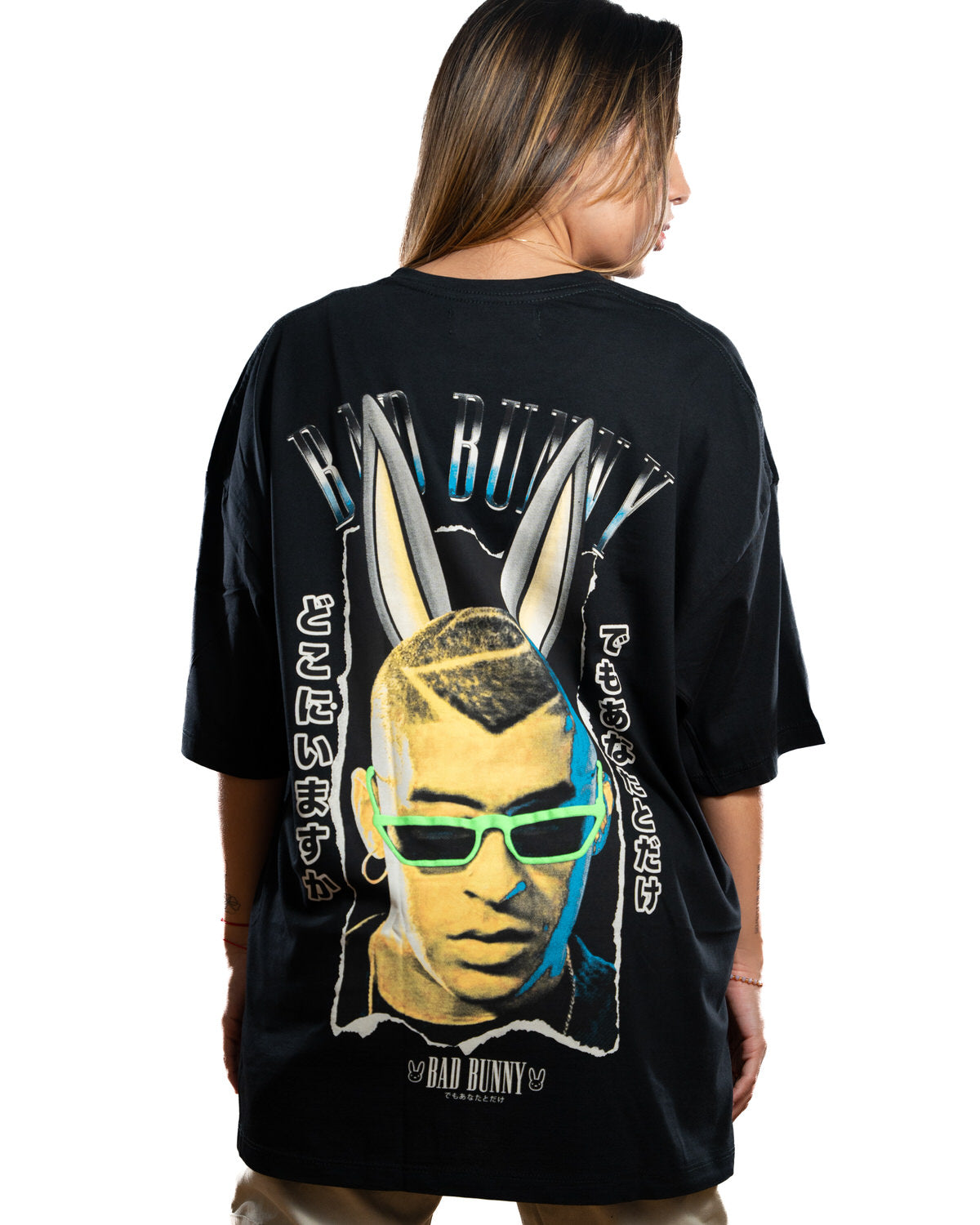 Oversize Negra Bad Bunny