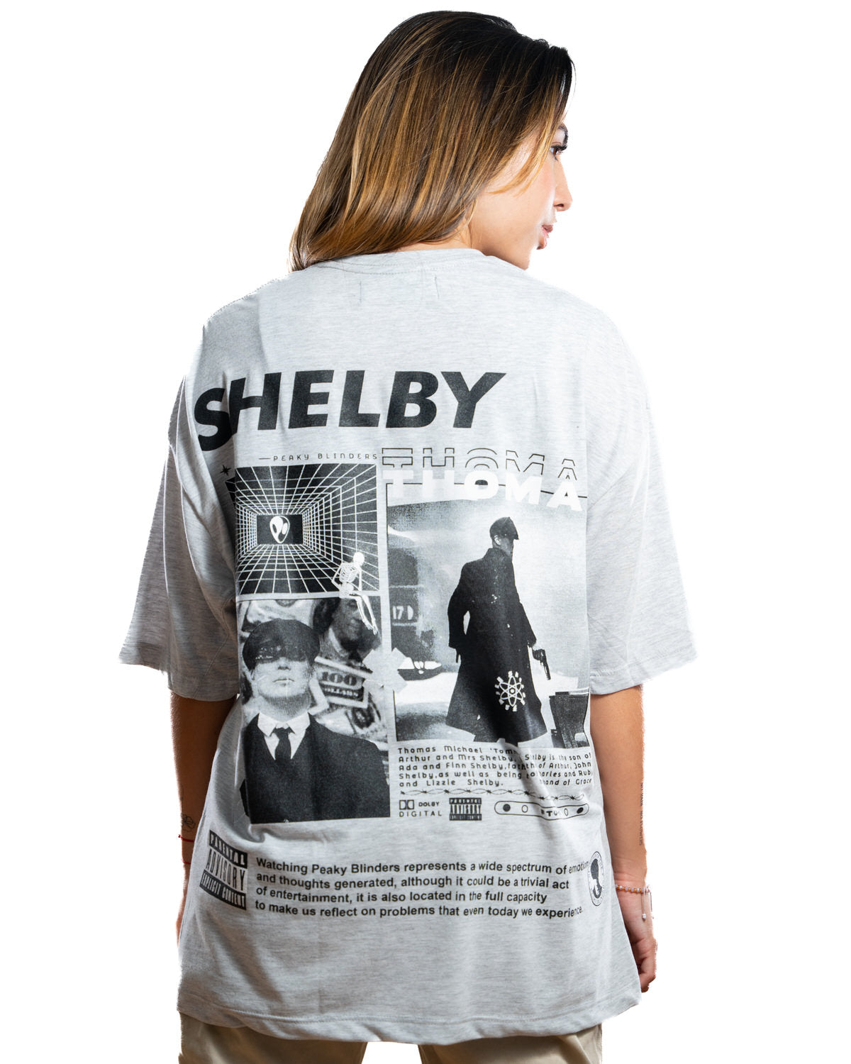 Oversize gris shelby thomas