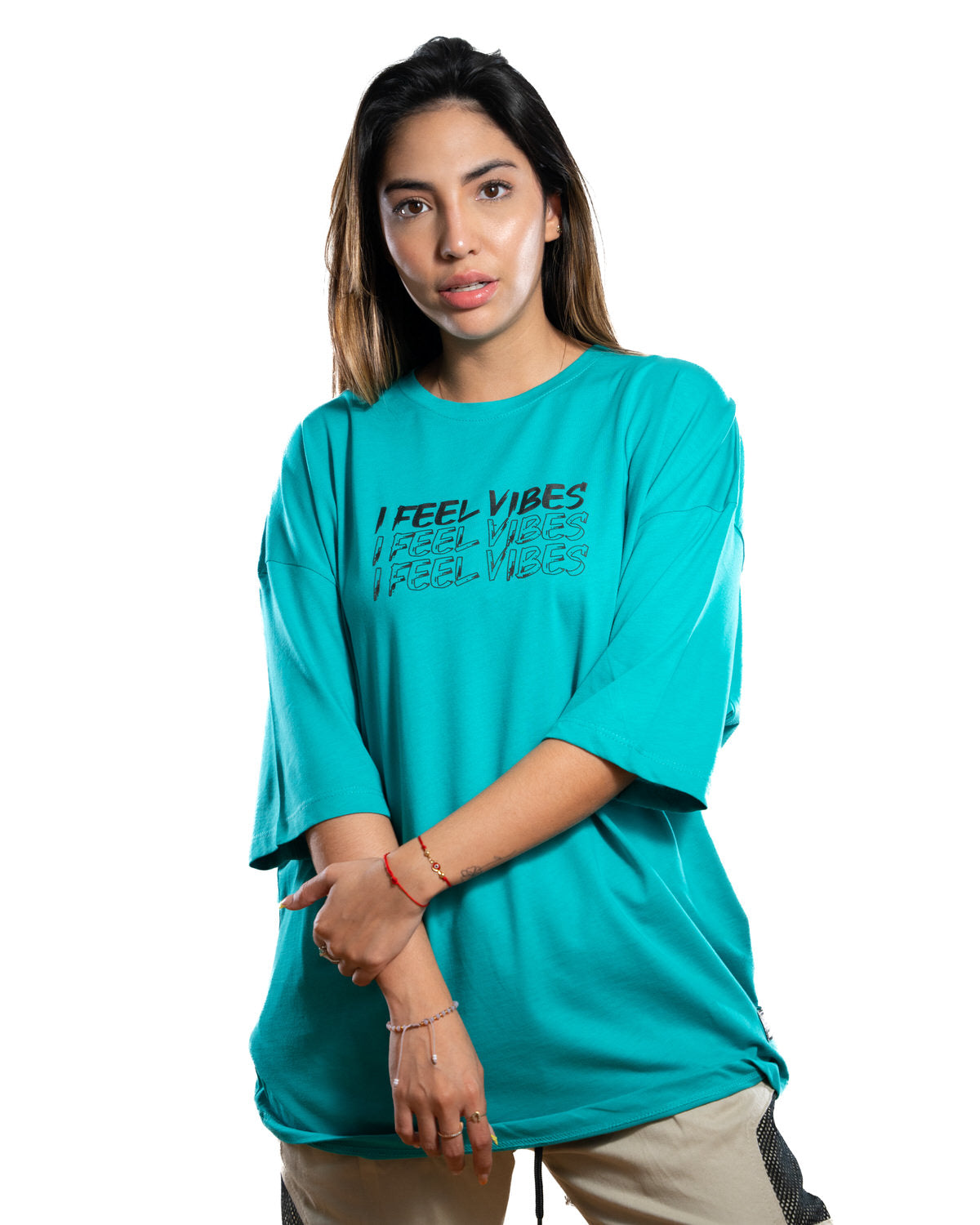 Oversize Verde Agua Feel Vibes