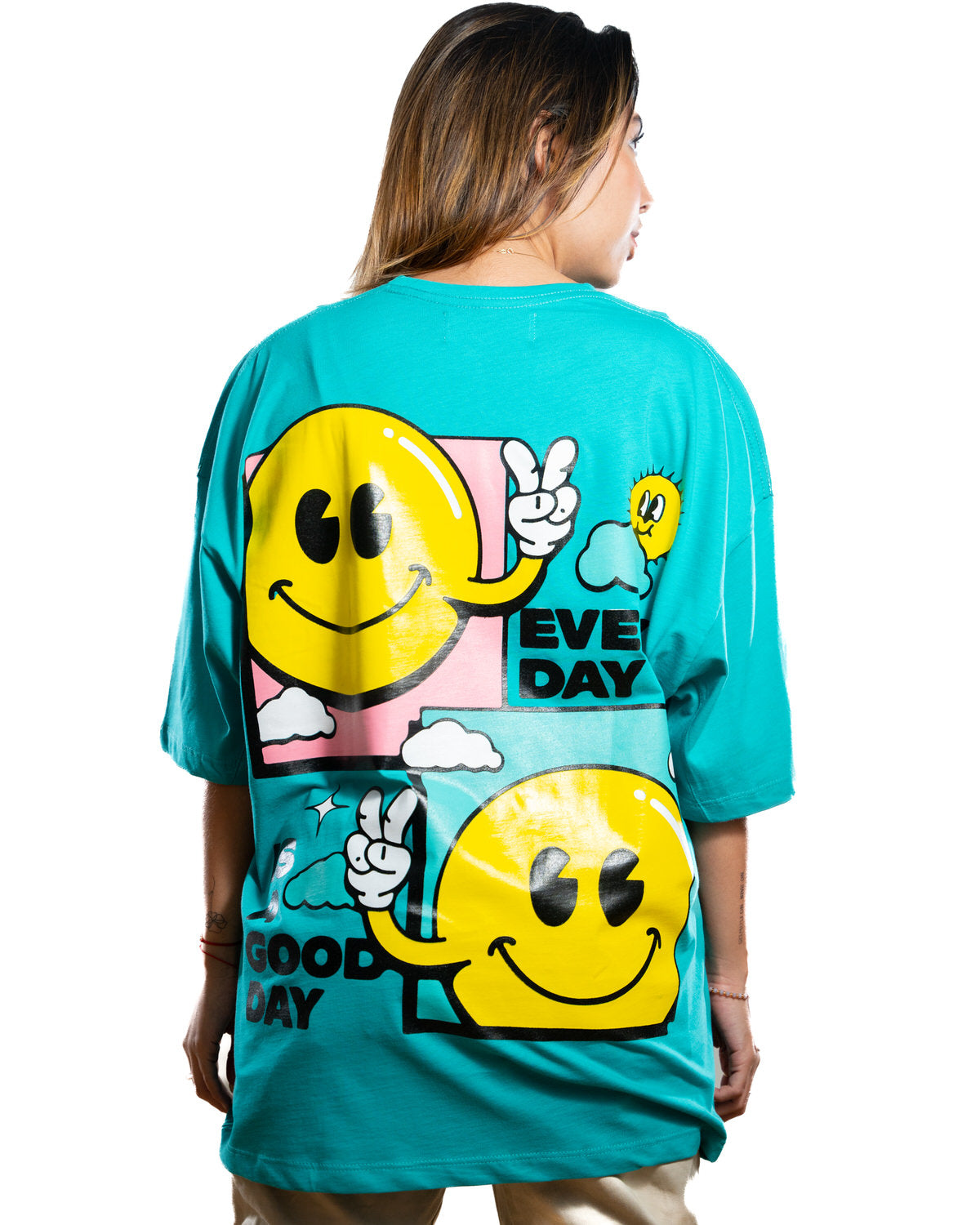 Oversize Verde Agua Feel Vibes