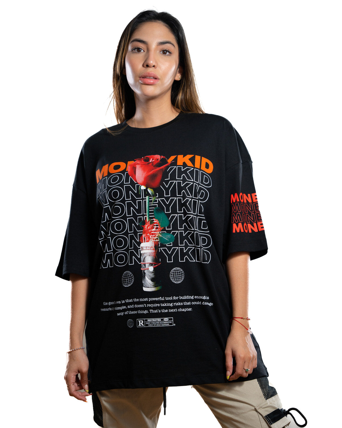 Oversize Negra moneykid