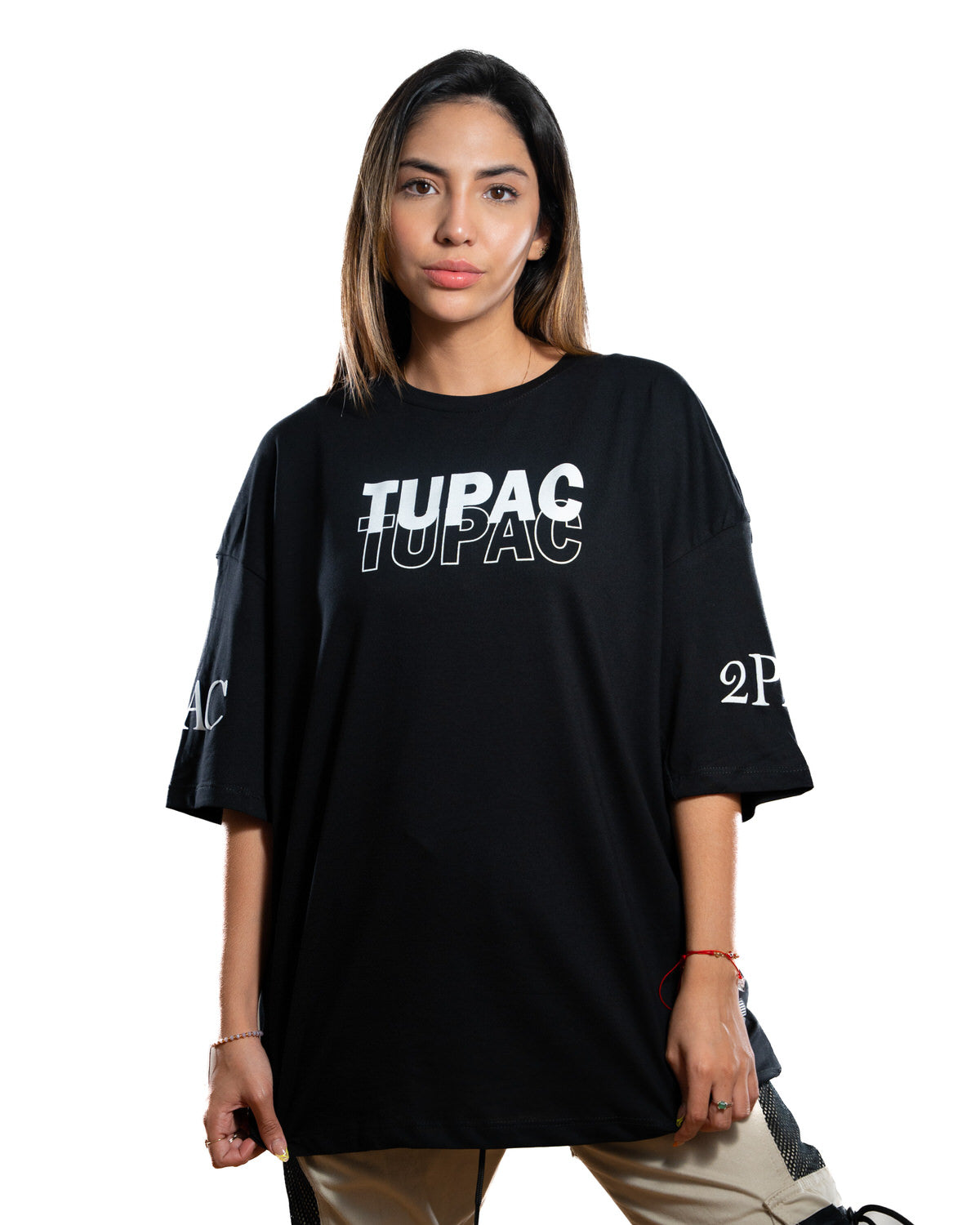 Oversize Negra Missing 2Pac