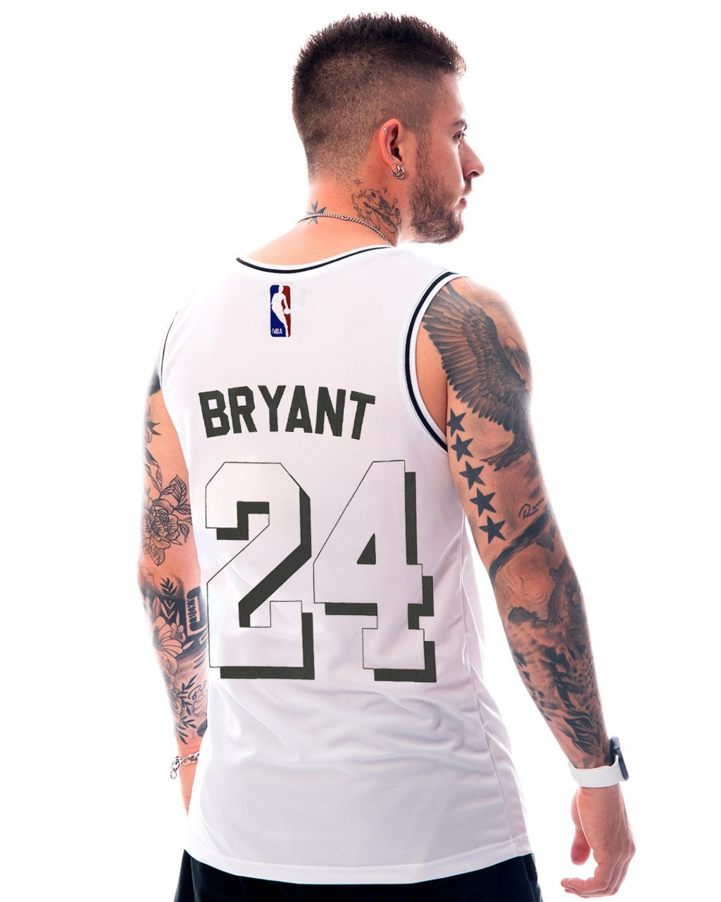 Camisilla Blanca Lakers 24