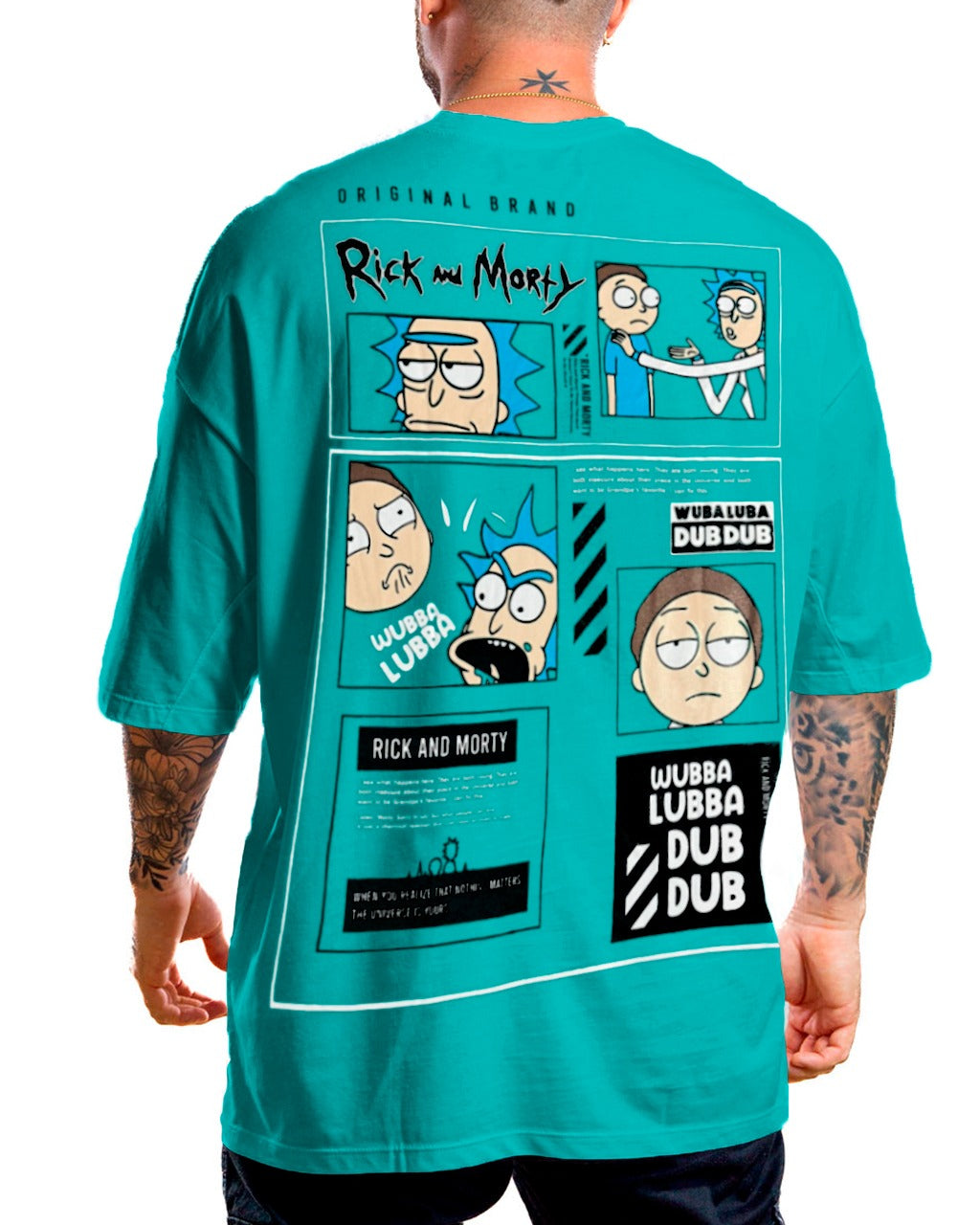 Oversize Agua Marina Rick Comic