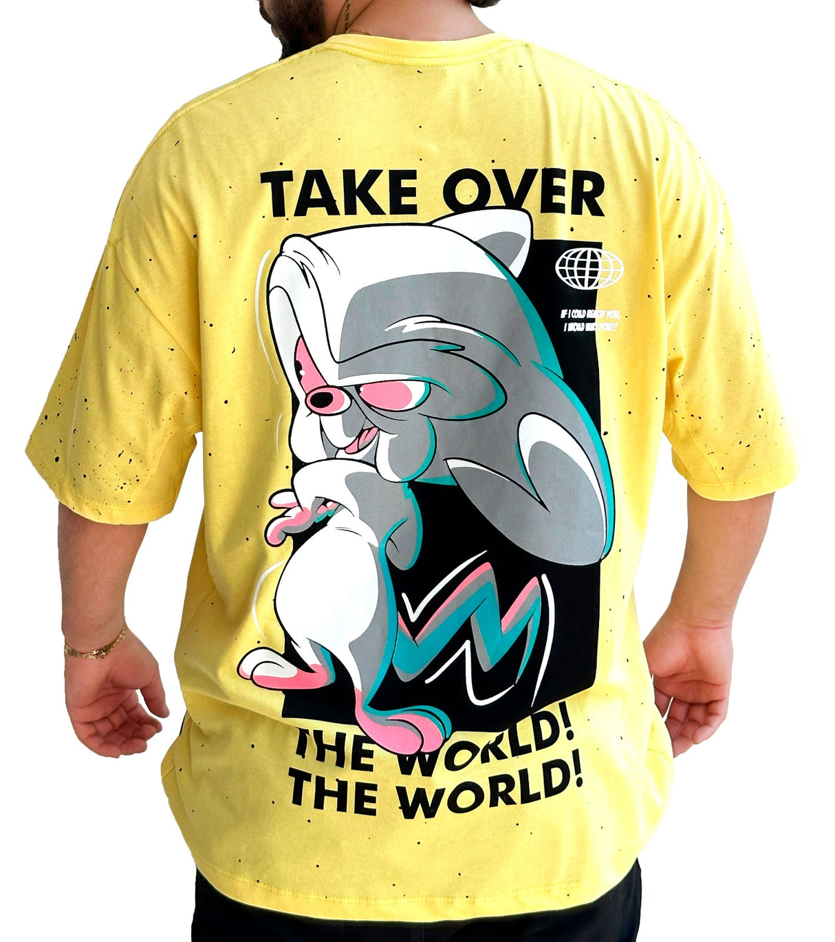 Oversize amarilla cerebro take over