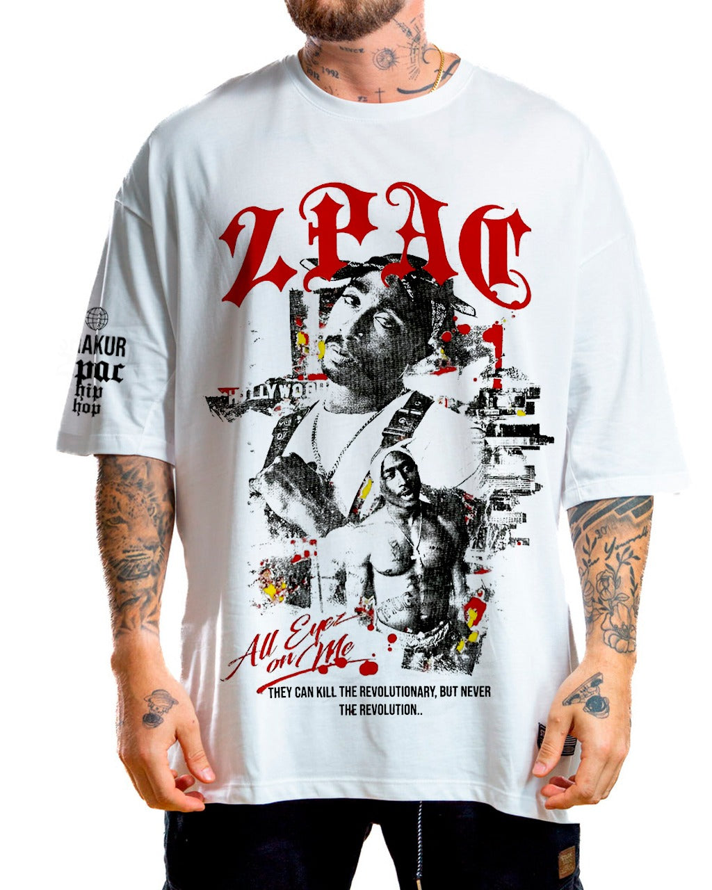 Oversize Blanca 2 Pac the revolution