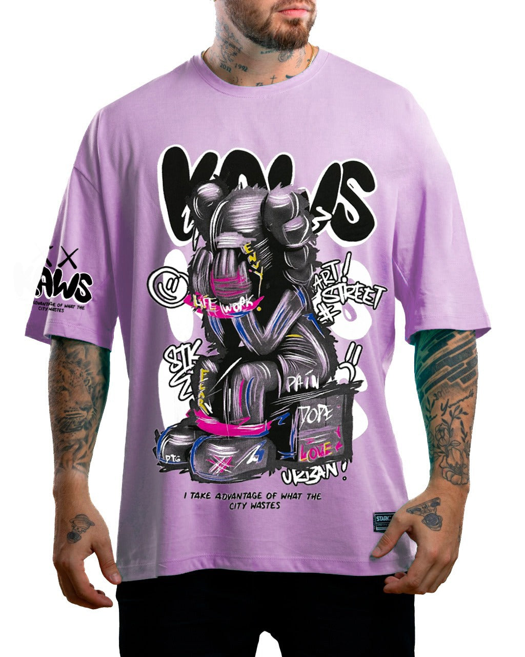 Oversize Lila Kaws Art Street