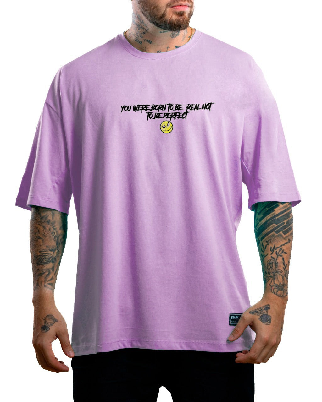 Oversize Lila Rib Pique Carita