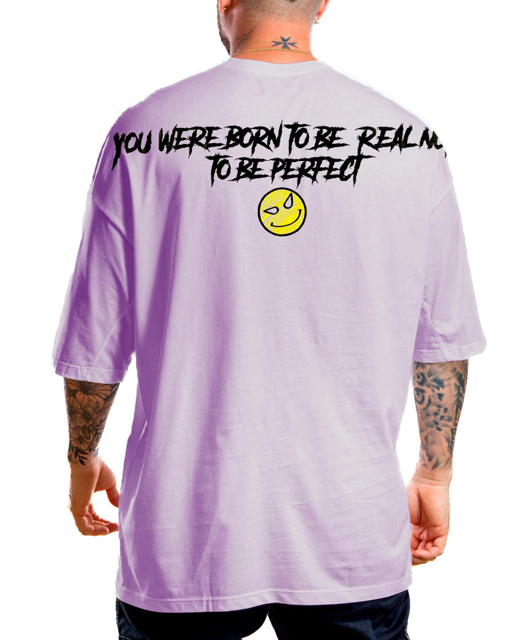 Oversize Lila Rib Pique Carita