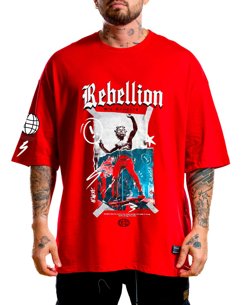 Oversize Roja Rebelion