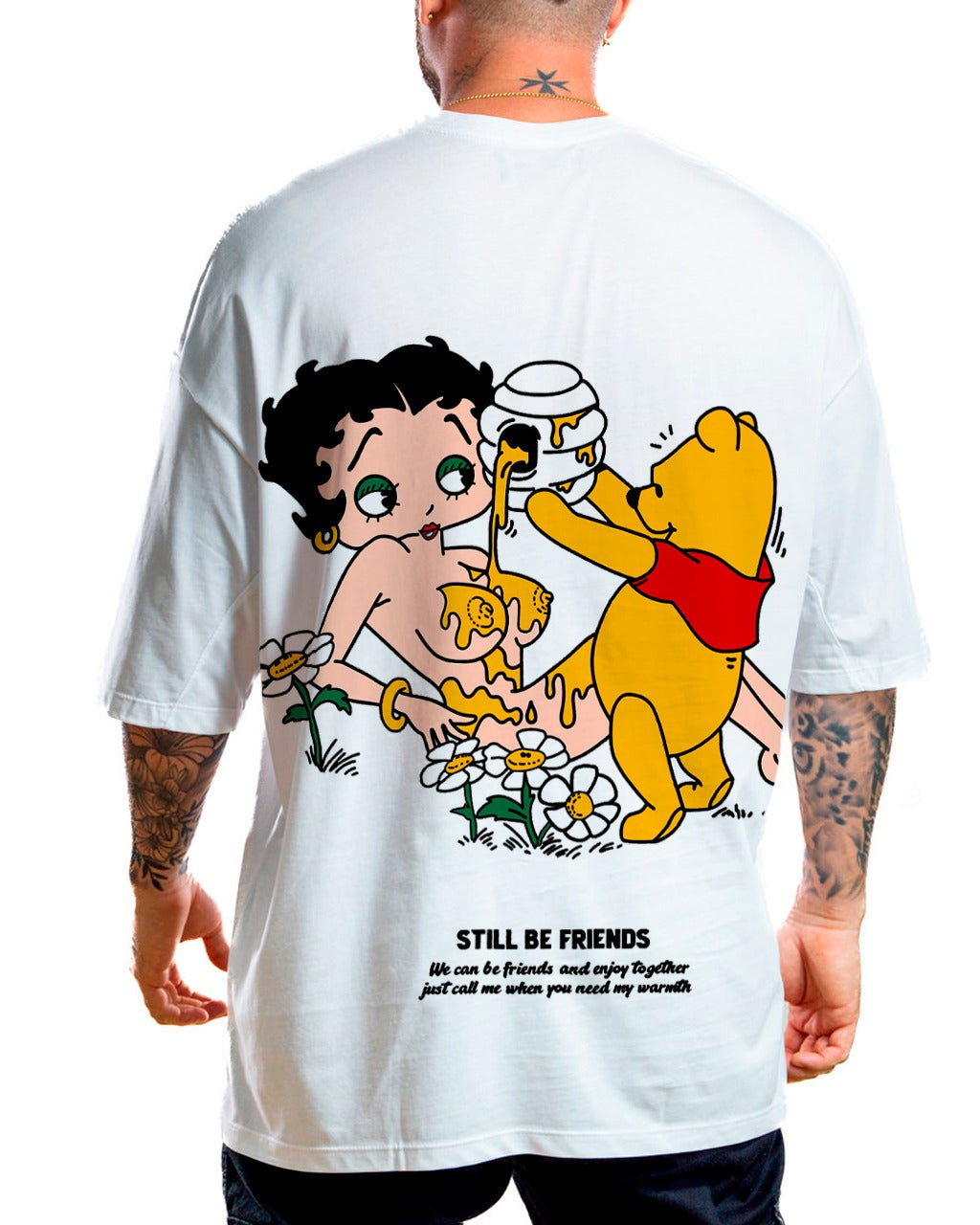 Oversize Blanca Betty Boop xx