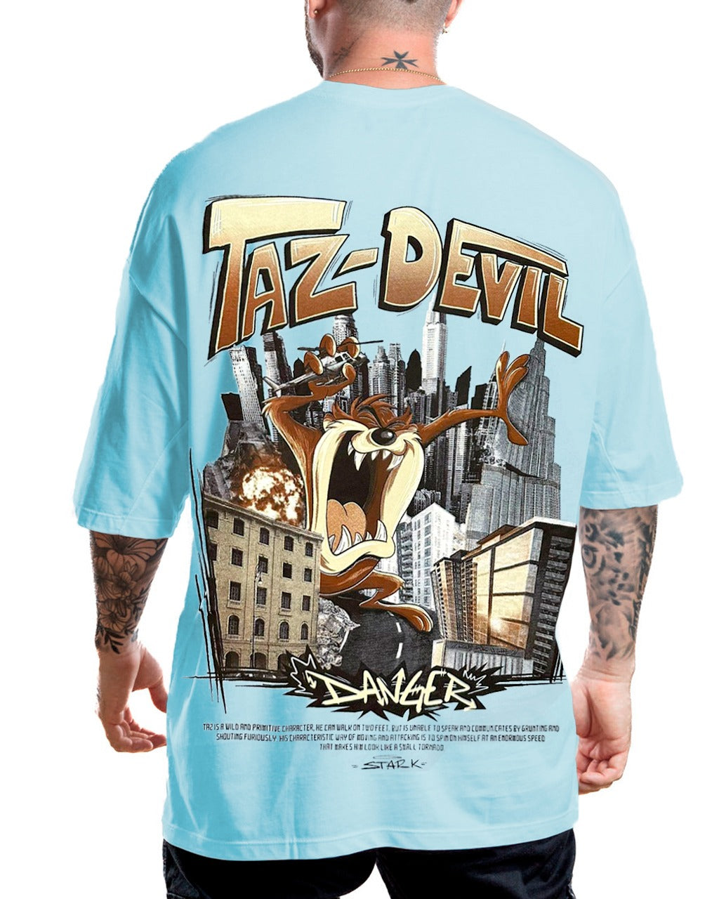 Oversize Azul Taz Devil